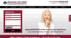 Desktop Screenshot of branchlawfirm.com